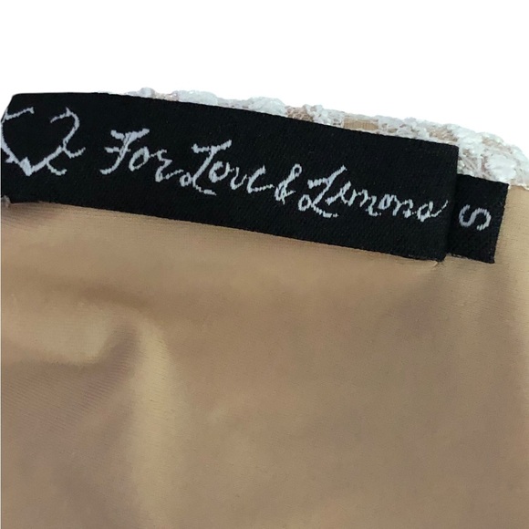 For Love And Lemons Cream Lace Chemise Backless Dress - Picture 7 of 9